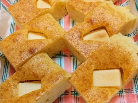 簡単！混ぜて焼くだけ！ホワイトチョコケーキ